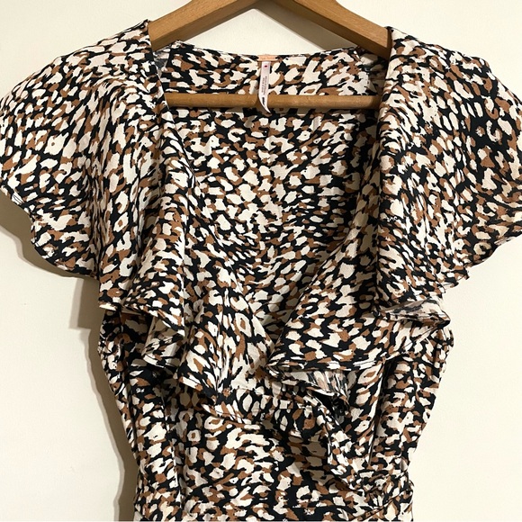 Free People French Quarter Mini Wrap Dress - Picture 7 of 15